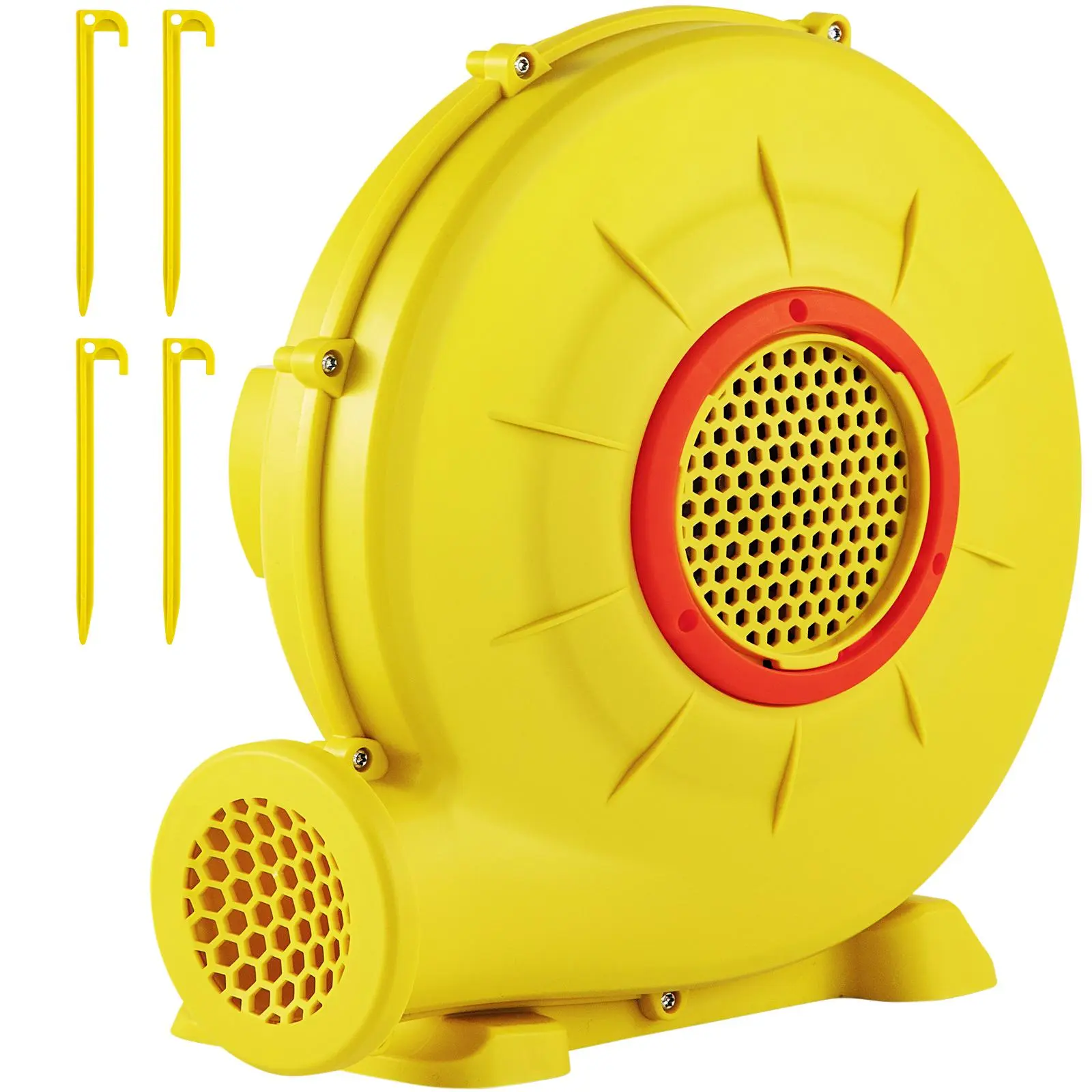 【DealsForYouDays】VEVOR Air Blower, 450W 0.6HP Inflatable Blower, Portable and Powerful Bounce House Blower, 1750Pa Commercial Air Blower Pump Fan, Used for Inflatable Bouncy Castle and Jump Tested to UL Standards