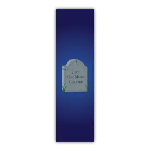 One More Chapter Gravestone Bookmark