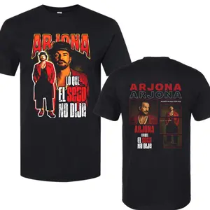 Ricardo Arjona Lo Que El Seco No Dijo Tour 2026 Shirt – Latin Music Vintage Graphic Tee, Arjona Red Aesthetic Concert Shirt for Men & Women, Fans Apparel Gift