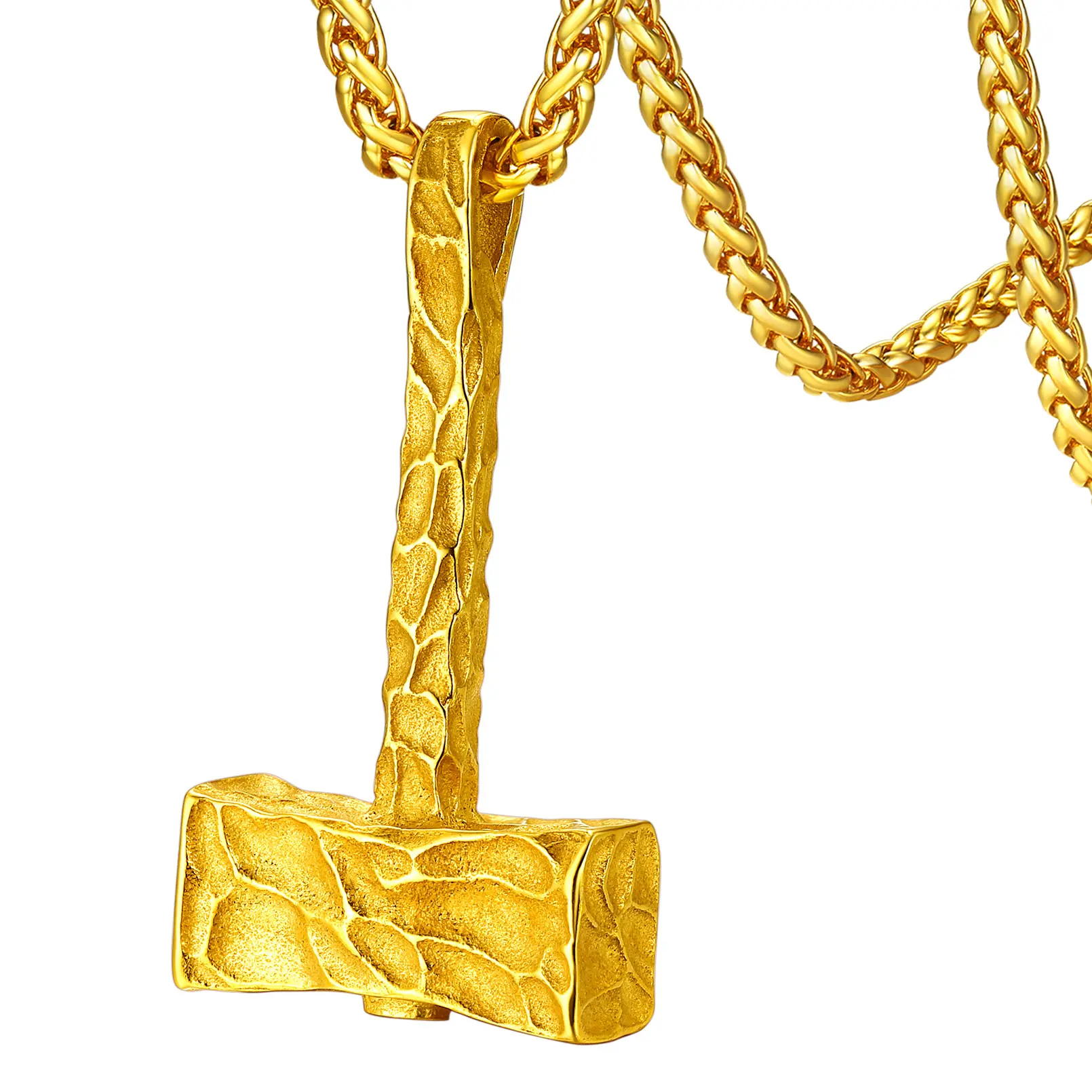 Thor Hammer Simple-Gold