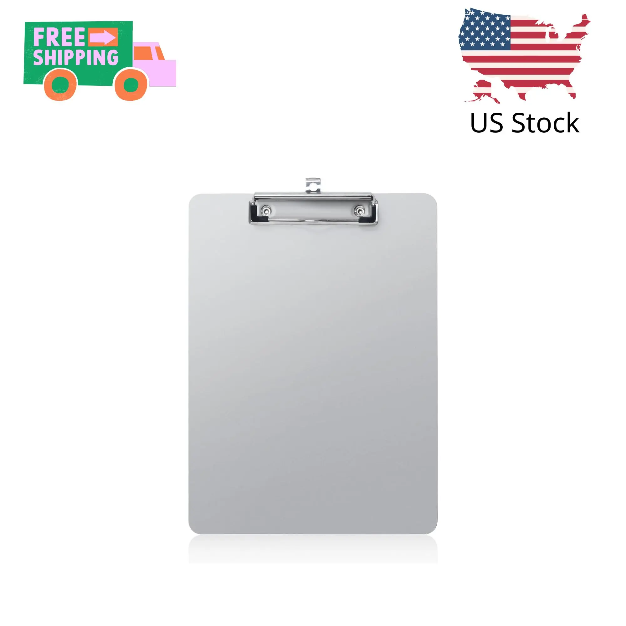 Metal Clipboard, 20% Sturdier Aluminum Contractor Clipboard with Low Profile Clip