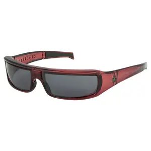 POPTICALS, POPSIGN, Polarized Sunglasses, Gloss Wine Crystal Frame, Gray Lens