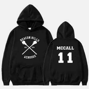 Cozy Unisex Teen Wolf Hoodie Featuring Stiles Stilinski, Dunbar & McCall - Vintage Oversized Pullover Sweatshirt, Trendy Harajuku Streetwear for Casual Fan Merch