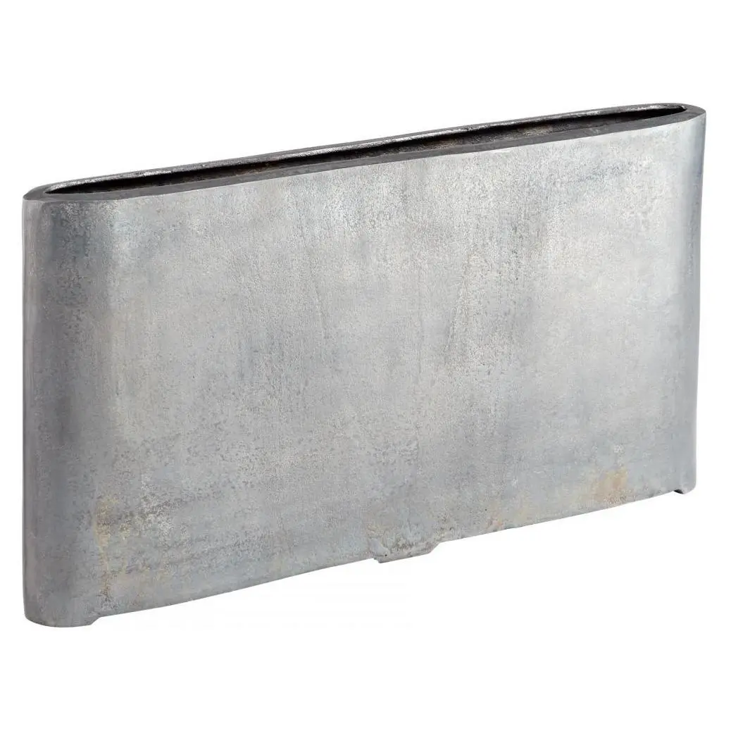 Zinc Felicity 11 Inch Tall Aluminum Planter Made in India - Style: 7667322