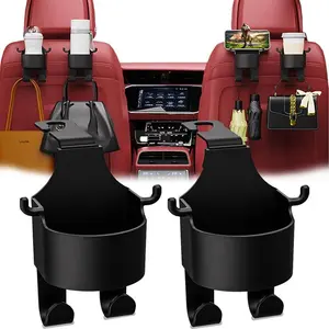 Car Seat Back Hanging Water Cup with Hook Design for Summer Gift, Car Accessories for Girls Boys, Car Stuff, Truck Accessories, Multifunctional Car Storage Box, Summer Travel Accessories, Car Interior Accessories