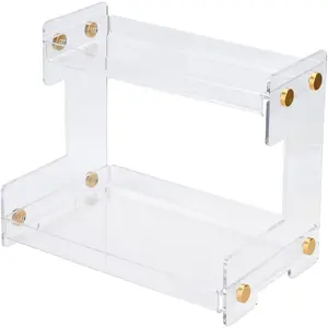 Bathroom Counter Organizer 2-Tier Bathroom Organizer Countertop  Organizer  Storage Shelf Rack for Bathroom Bedroom Kitchen