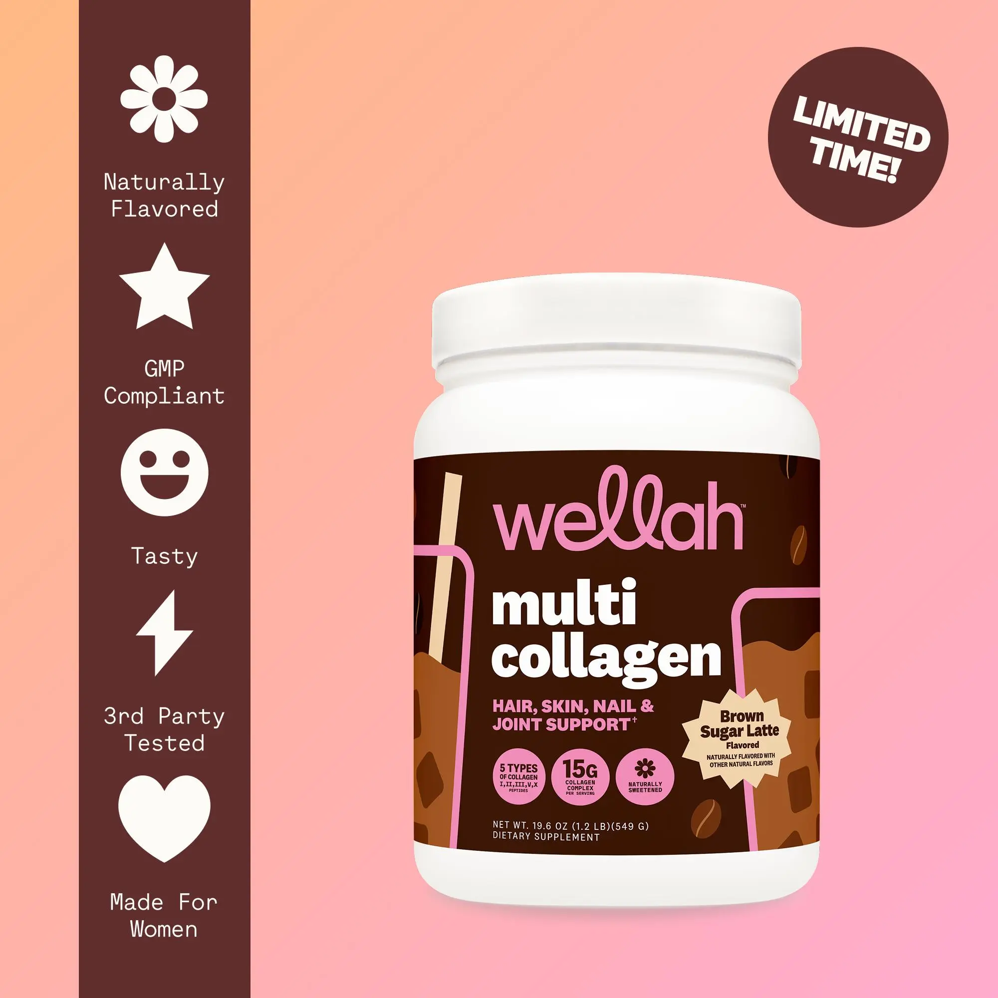 Multi-Collagen | 30 Servings, Suports Hair, Nail Health & Skin