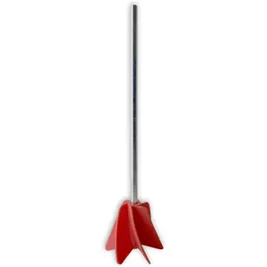 Teal Turtle Paint Mixer For Drill - 14 Inch Mixing Paddle For 5 Gallon Buckets – Works With Most Viscous Fluids - Paint, Stain, Coating, Epoxy, Wall Texture & Adhesive