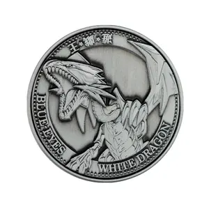 Yu-Gi-Oh! Blue-Eyes White Dragon Limited Edition Embossed Collectible Coin