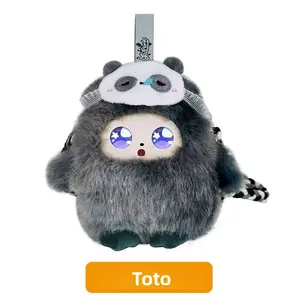 Mini AI Smart Plush Pendant Toy Ages 6+ Interactive Talking Stuffed Doll Backpack Hanging Ornament Early Education Learning Emotional Companion Cute Plush Toy Gift