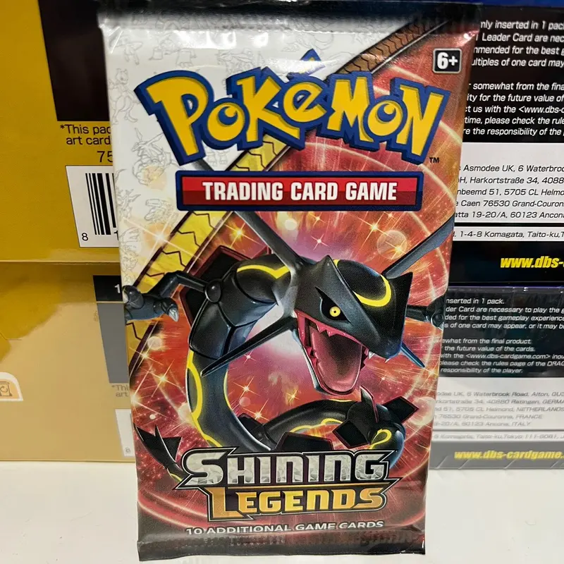 shining legends booster box english Pokemon TCG: Sun & Moon oh and 10 Pokmon TCG shining legends etb box -