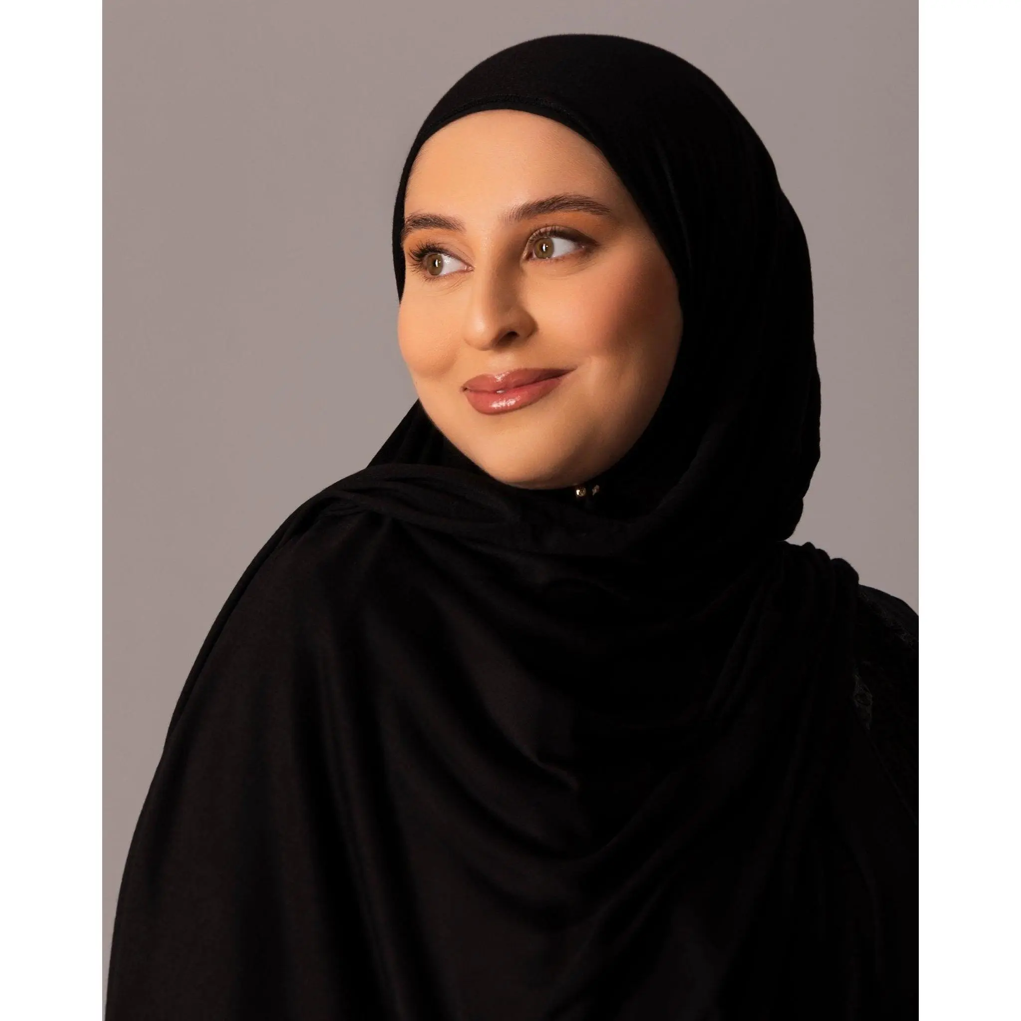 Premium Jersey Hijab – Black