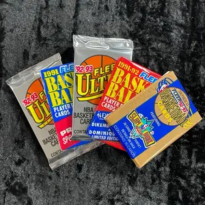 Five Packs of NBA 1990's Basketball Trading Cards