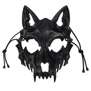 OIDEA Adult Full-Face Animal Skull Mask - Comfortable, Light Tiger & Wolf Masks with Strap, Halloween Carnival Cosplay Party Prop, Ideal Gift, Accessories, Carnival Adult Masks