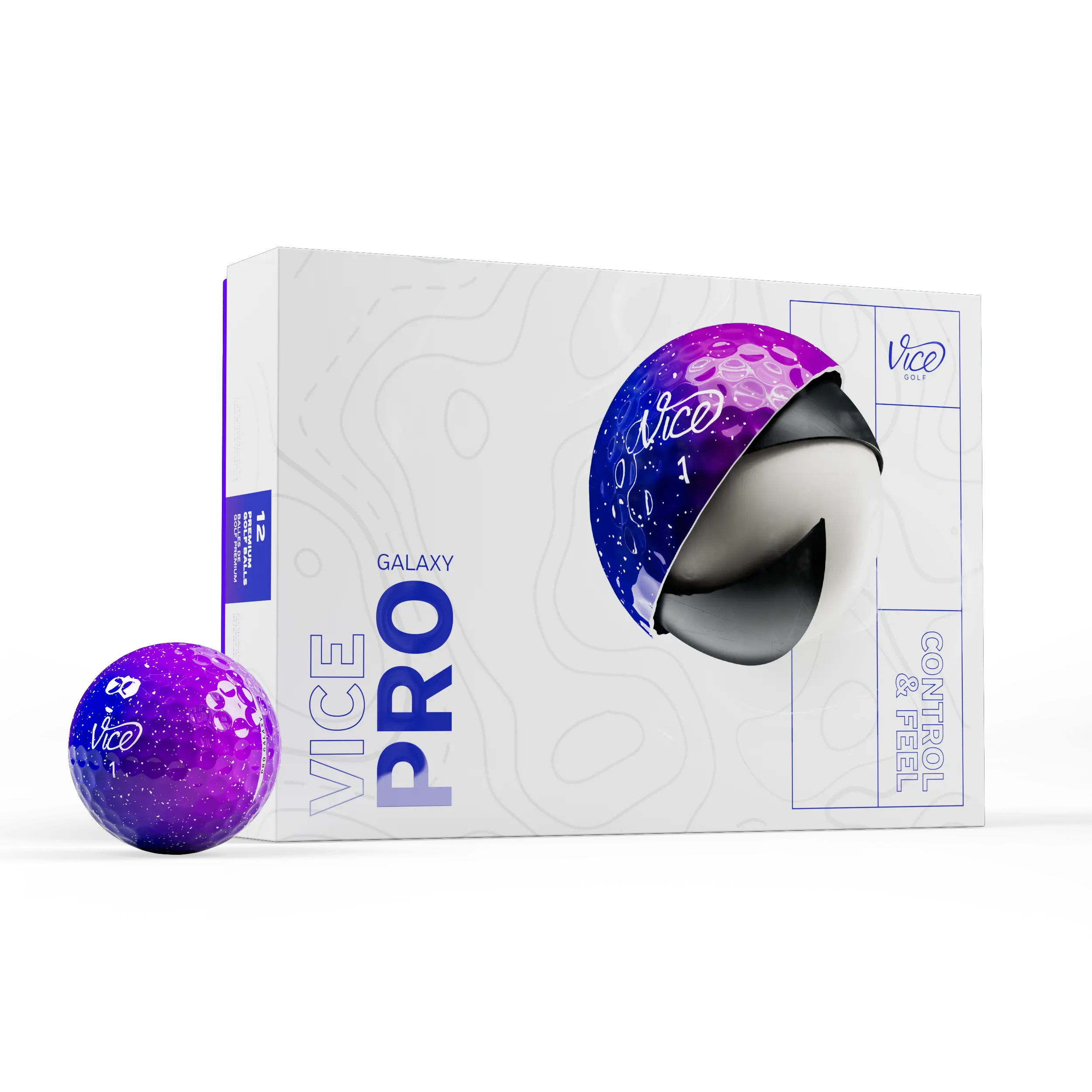 Vice Pro Galaxy Golf Ball Vice Pro Galaxy Golf Ball