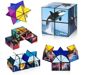 Star Cube Magic Cube Set, 2 in 1 Yoshimoto Cube for Kids and Adults, Toys for Boys and Girls Ages 8-12