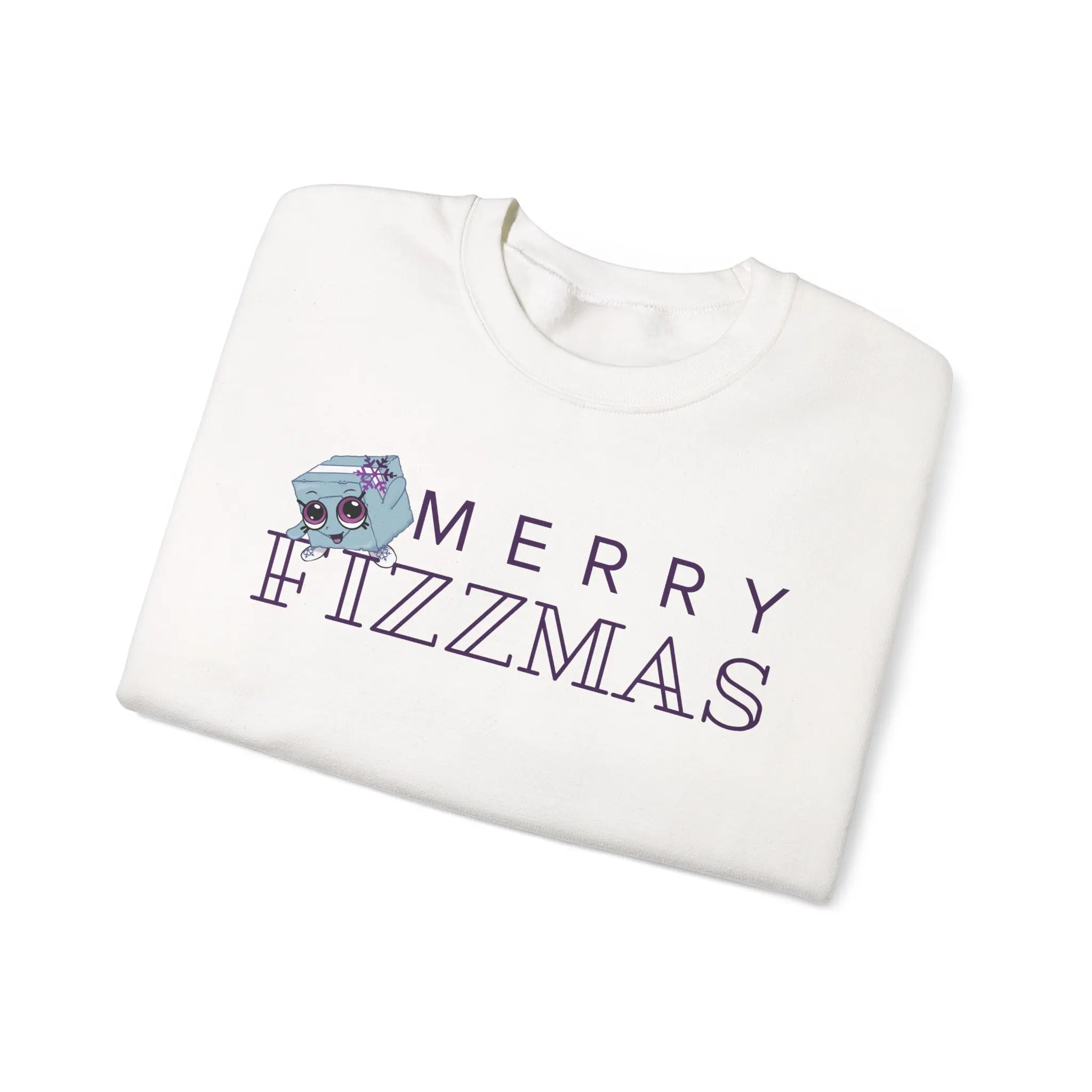 Merry Fizzmas Cube Crewneck Sweatshirt