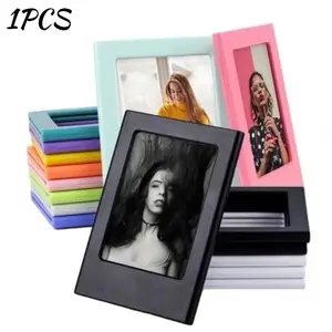1PC ﻿3 inches mini acrylic Polaroid photo frame transparent acrylic card display photo frame diy combination table setting