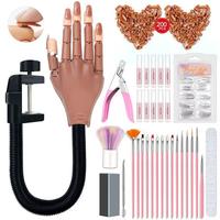 PINK KIT+200 NAIL TIPS