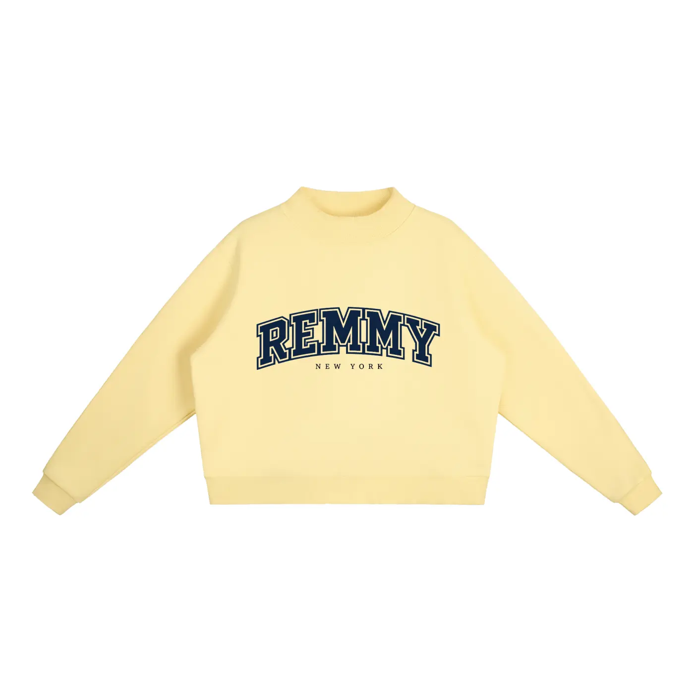 Cloud Fleece Mock-Neck Crew Sweatshirt