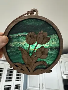 Tulips Suncatcher for Sunny Window