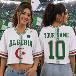 Custom Algentia Soccer Crop Top Jersey, Personalized Algentia Soccer Jersey Crop Tee, Support Football Team