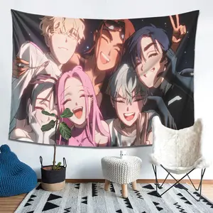 This Alien Stage Print Decorative Tapestry Backdrop Thickened Soundproof Tapestry, Bedside Decoration Cloth for Bedroom, Wall Hanging Cloth for Living Room Backdrop, for Dorm Room Renovation, Warm Atmosphere.