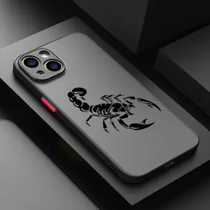 Scorpion Pattern Phone Case Soft Phone Protective Cover for Apple iPhone 11,12,13,14,15,16,7/8 SE,X/XS,XS Max,16 Pro Max,15 Plus,11 Pro,12 Mini,7 Plus/8 PlusLightweight material, form-fitting design, iPhone case
