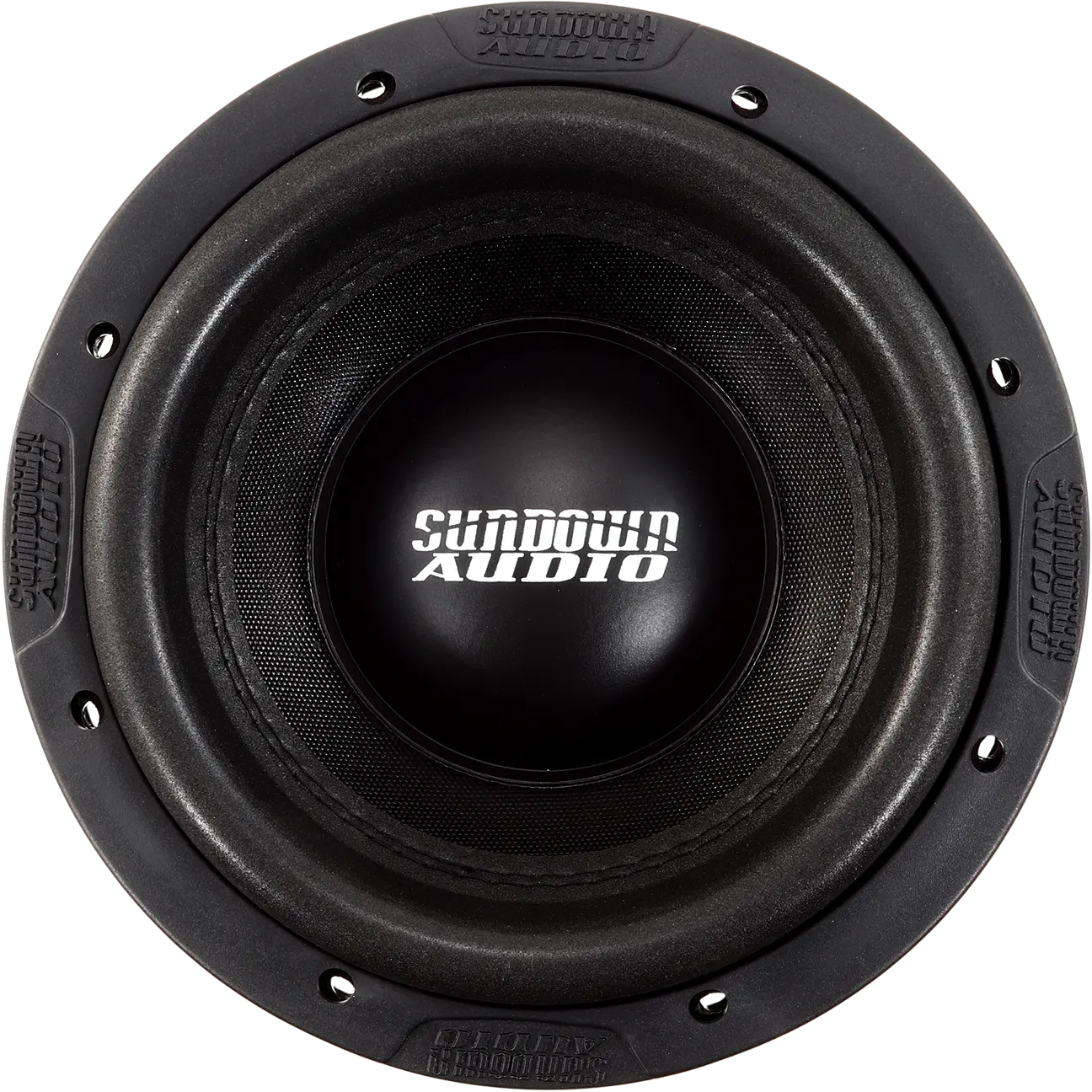 Sundown Audio X8 v.4 8" Car Subwoofer - Dual 4 Ohm (D4), Compact, High Excursion, 1000W RMS, 1250W Handling, 2000-2500W Peak, 0.13 Cu Ft Displacement, Deep Bass for Car Audio Sound Upgrade