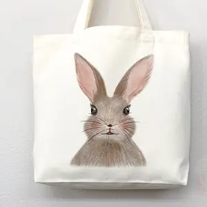 Bunny Lover Tote Bag Easter Bunny Tote Bag Easter Bag Peter Rabbit Lover Bunny Lover Gift Cute Bunny Gift Cute Tote Bag Aesthetic Tote Bag #1134