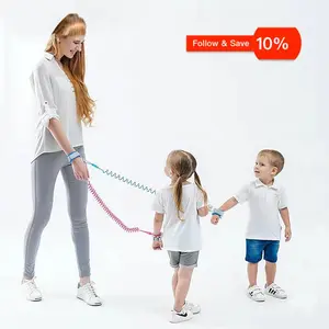 Unisex 360° Rotatable Anti-Lost Wrist Link Toddler Safety Leash for Kids Outdoor Walking - Breathable Comfortable Material Secure Connectors Durable Tear-Resistant Cord