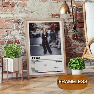 Avril Lavigne Poster Music Album Modern Art 2D Poster, Suitable For Bedroom Living Room Decor. Vibrant Colors, Clear Images Ideal For Home Office Decor.