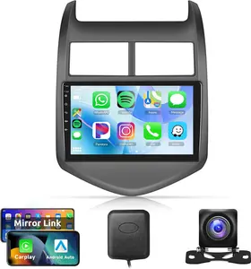 Android Radio for【Chevy Aveo 2011 2012 2013 2014 2015】with Wireless Carplay Android Auto, 9 Inch Touchscreen Radio with Backup Camera FM RDS SWC Steering Wheel Controls