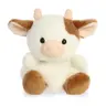 Palm Pals Adorable Caroline Brown Cow Mini Soft Plush Collectable Stuffed Animal