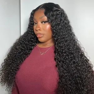 [NEW IN] West Kiss 200% Density Human Hair Wigs Deep Wave 13x4 Lace Front Wig Pre Bleached Pre Plucked Hairline Beginner Friendly