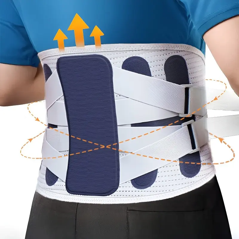 Back Braces for Lower Back Pain Relief with Large Support Plate, Breathable Lumbar Support Belt for Men Women, Effective for Herniated Disc & Sciatica, Breathable Waistband