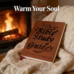 PU Leather Christian Devotional Notebook | 66-Page Bible Study Guide & Inspirational Daily Reflection Journal (Brown)