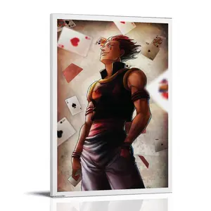 Hunter X Hunter-Hisoka Poster Posters Music Album Cover Posters Canvas Wall Art High-Resolution Vintage Band & Artist Prints for Room