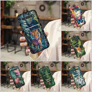 Graffiti Card bag Phone Case For LG Stylo6 Cover Silicone Cute TPU Back Cover Dirt-resistant Anti-dust Durable Shockproof Waterproof Card sleeve protective Soft case Full wrap
