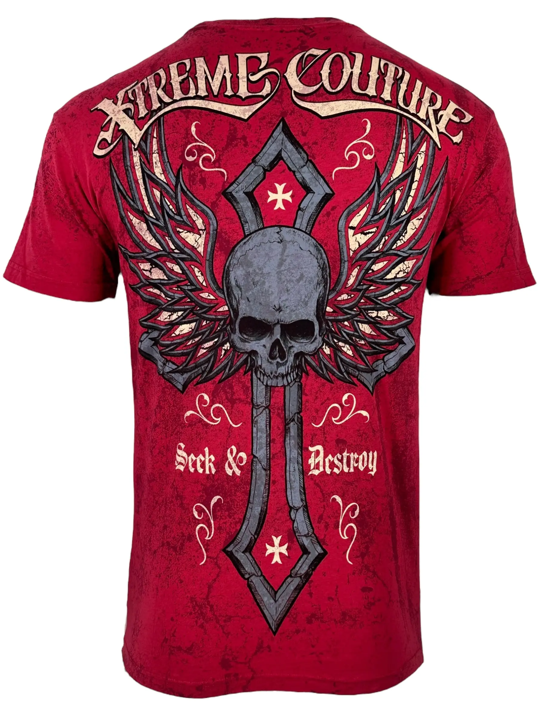 Xtreme Couture by Affliction Men's T-Shirt Stone Ranger Crewneck Menswear
