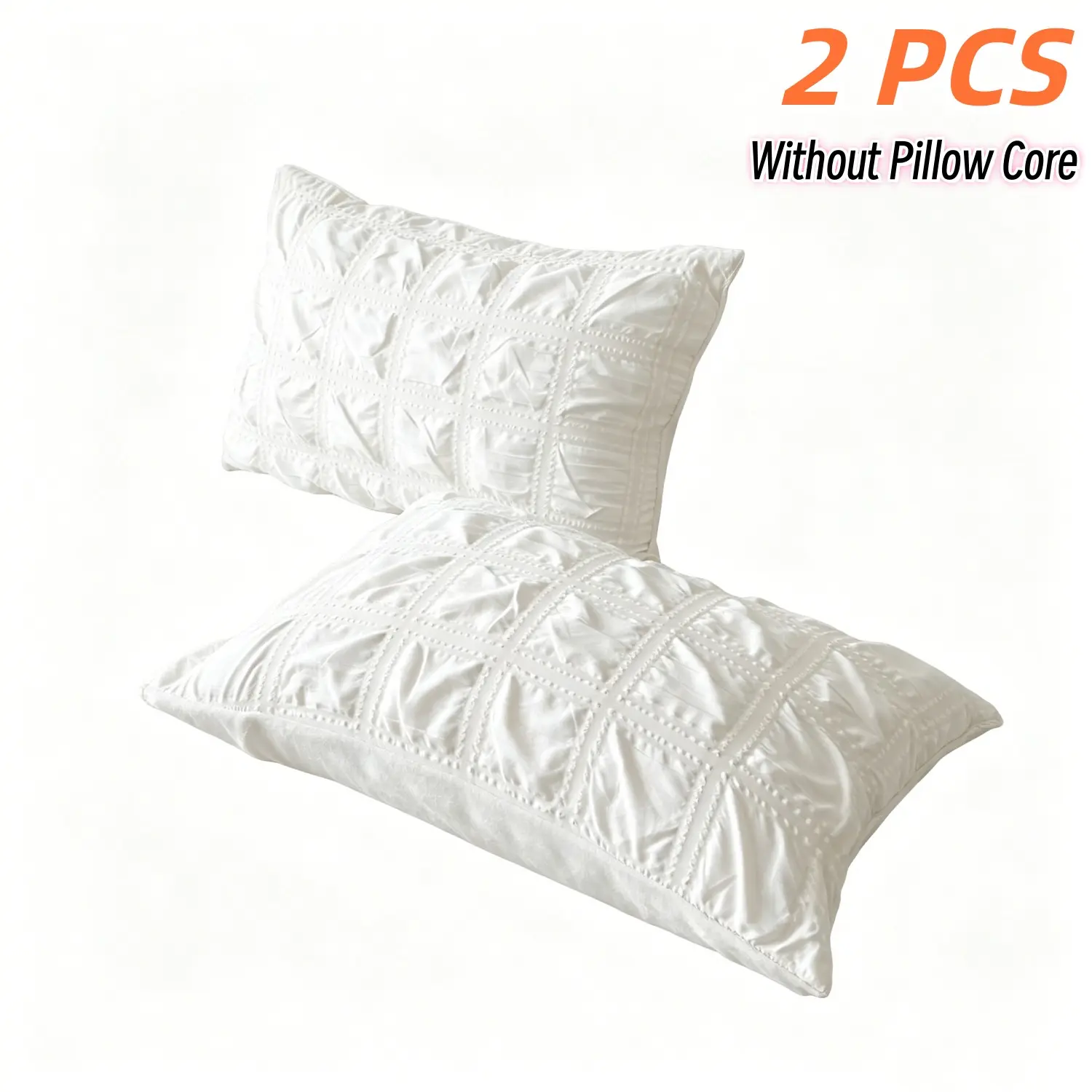 Boho Style Bedding Decor, Textured Bubble Pillowcases 2 Pcs Set (no Insert), Bubble Texture Pillowcases for Farmhouse & Modern Bedrooms