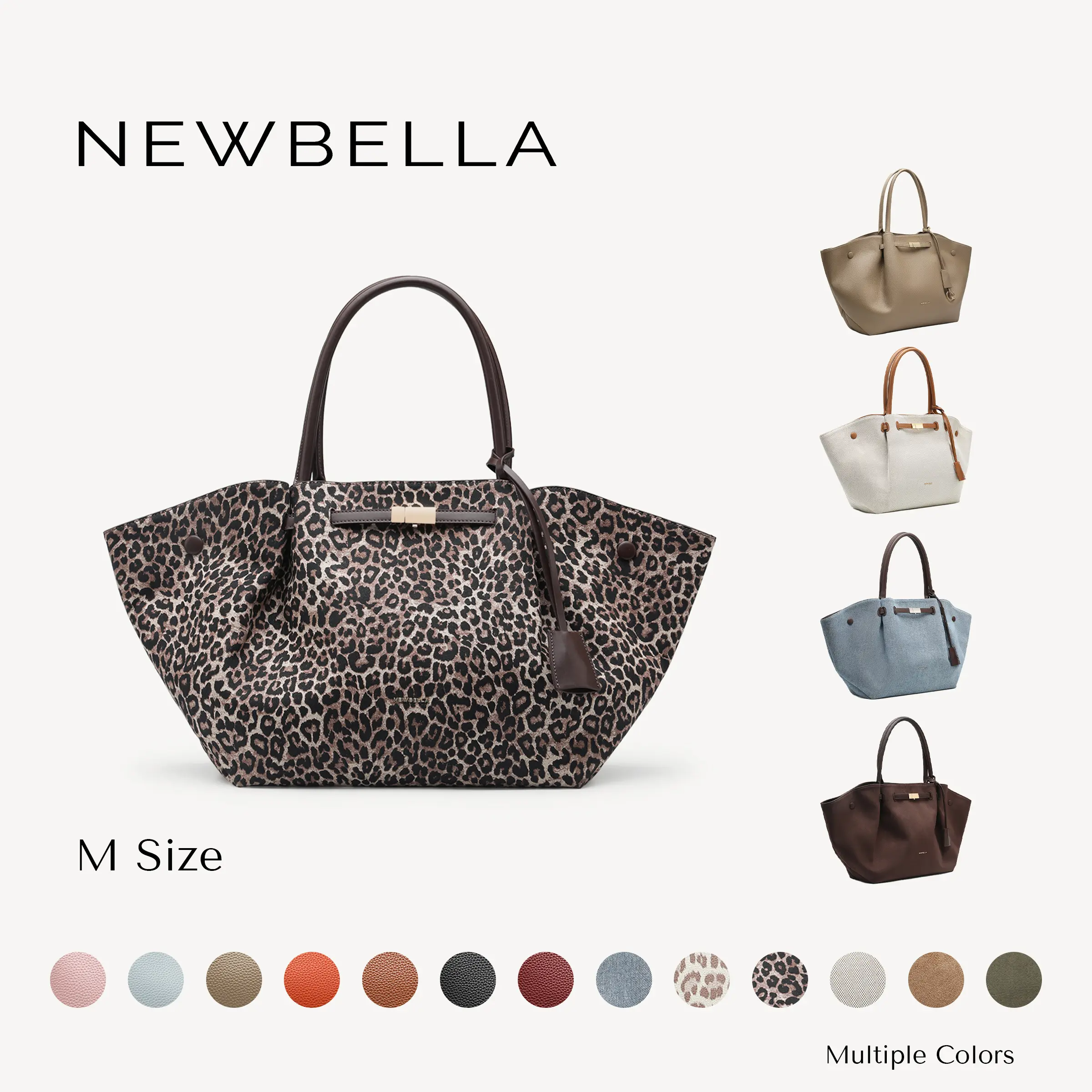 NEWBELLA Marella M Collapsible PU Leather Tote Bag with Magnetic Closure and Luggage Sleeve for Work and Travel #sohoch NEWBELLA Marella M Collapsible PU Leather Tote Bag with Magnetic Closure and Luggage Sleeve for Work and Travel #sohoch