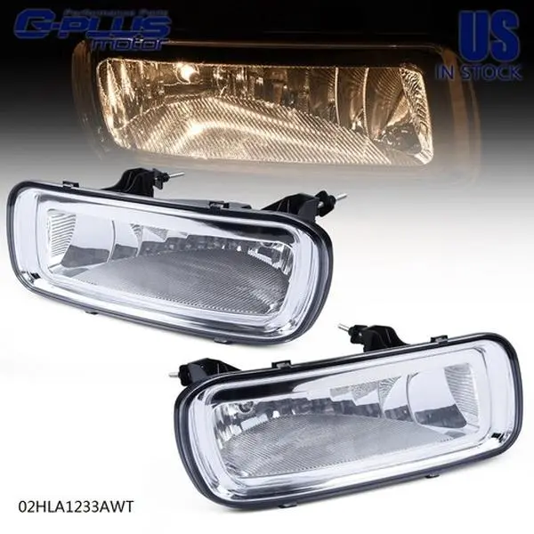 G-PLUS Fog Lights for 2004-2006 Ford F150 Lincoln Mark LT OE Style Clear Lens Halogen Fog Light Assembly