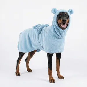 KOOGAL Pet Towel Quick-Dry Superfine Fiber, Absorbent Pet Bath Towel, Dog Grooming Cloth, super absorbent pet bathrobes suitable for small, medium, and large dogs, quick-drying, adjustable design, perfect for pet dogs.