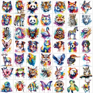 160 PCS 30 Sheets Watercolor Animals Temporary Tattoos for Kids Individually Cute Animal Stickers for Girls Boys Body Arm Shoulder Party Supplies Gifts Safe Easy to Use Non-Toxic Unique Designs