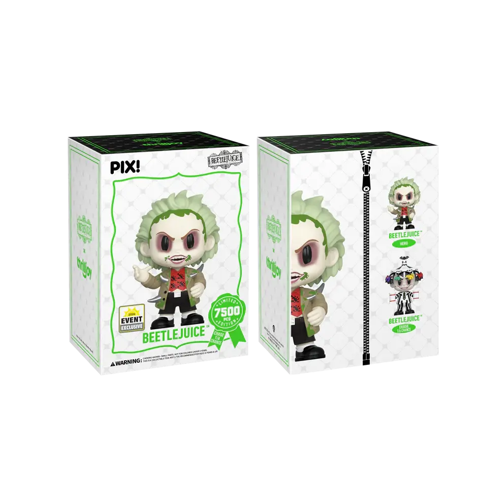 Thrilljoy PIX! Beetlejuice Action Figure, 2026 Summer Event Collectible Toy