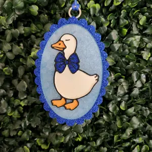Goose Car Freshie.  Hang From Your Rear View Mirror and Enjoy the Custom Scent!