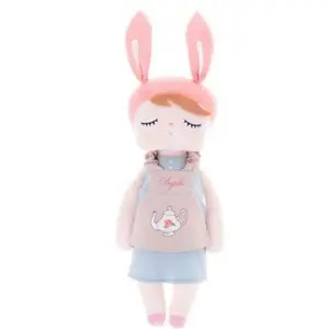 Primo Passi - 13' Metoo Angela Plush Doll Sleeping Baby Girl, Retro