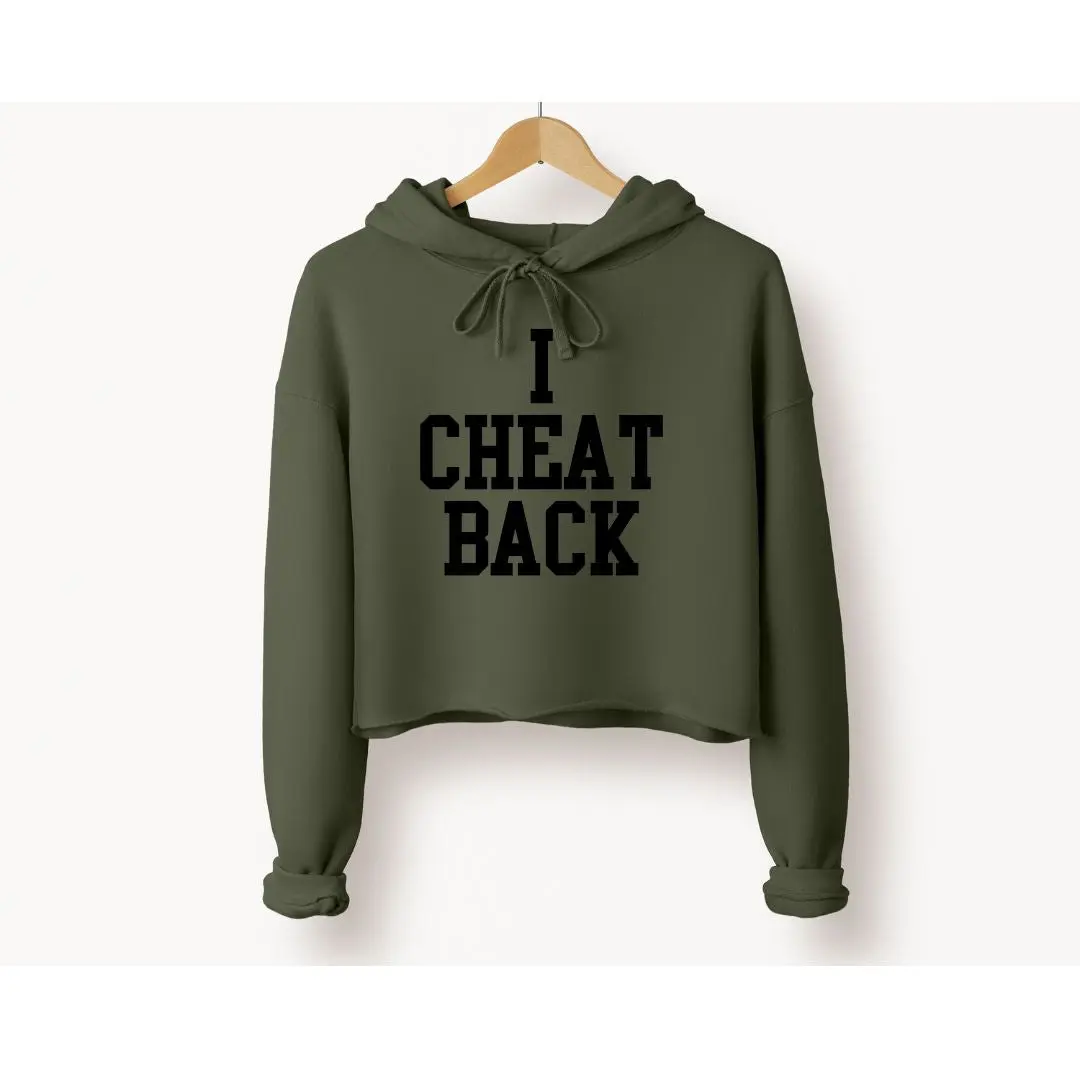 I CHEAT BACK (Cropped Hoodie)