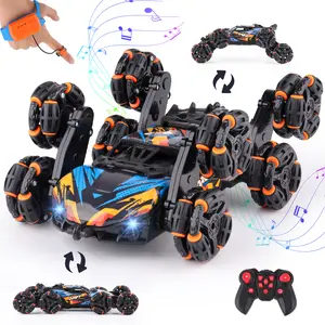 Cool 8 - Wheeled Hand - Controlled RC Stunt Car Toy with Gesture Sensing Remote Control for Boys Aged 6 - 14, Perfect Birthday Gift